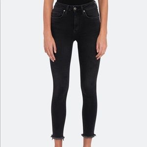 Free People Raw Hem Jeggings